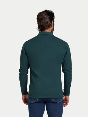 L/S Classic Pique Polo - Forest