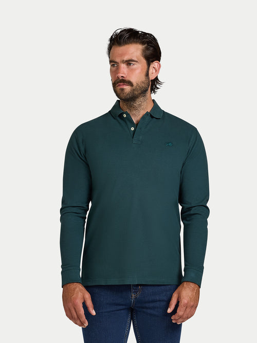 L/S Classic Pique Polo - Forest