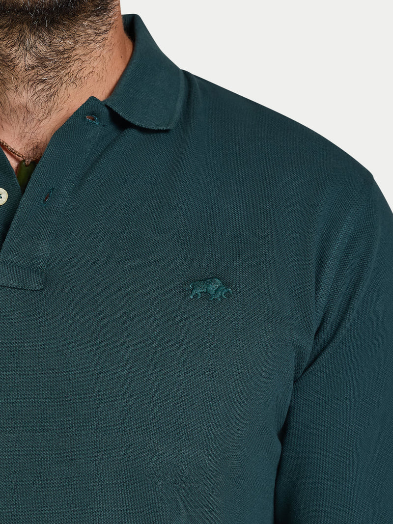 L/S Classic Pique Polo - Forest
