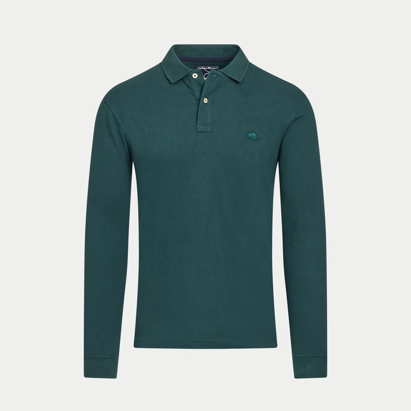 L/S Classic Pique Polo - Forest