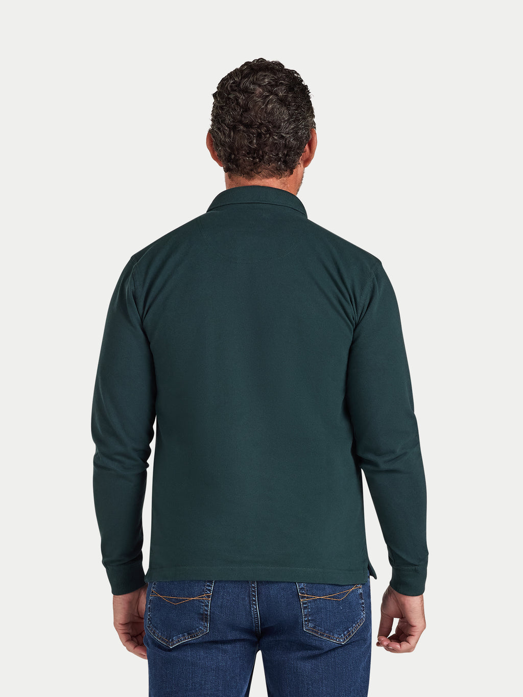 L/S Classic Pique Polo - Forest