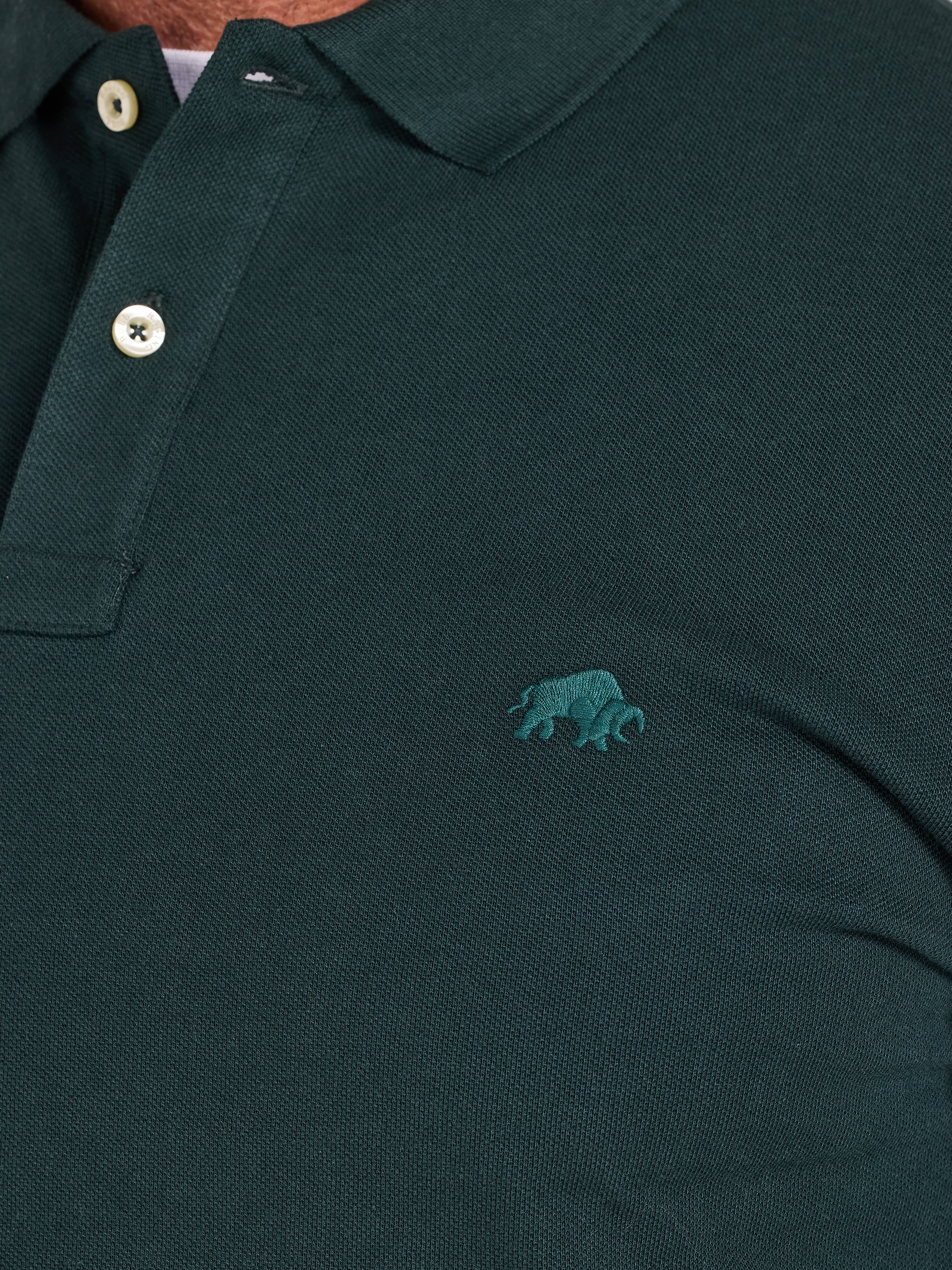 L/S Classic Pique Polo - Forest
