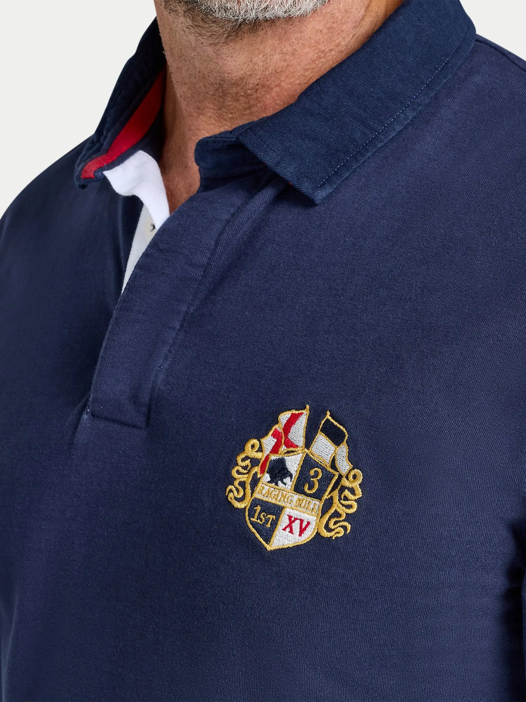 Classic Long Sleeve Rugby Shirt - Navy