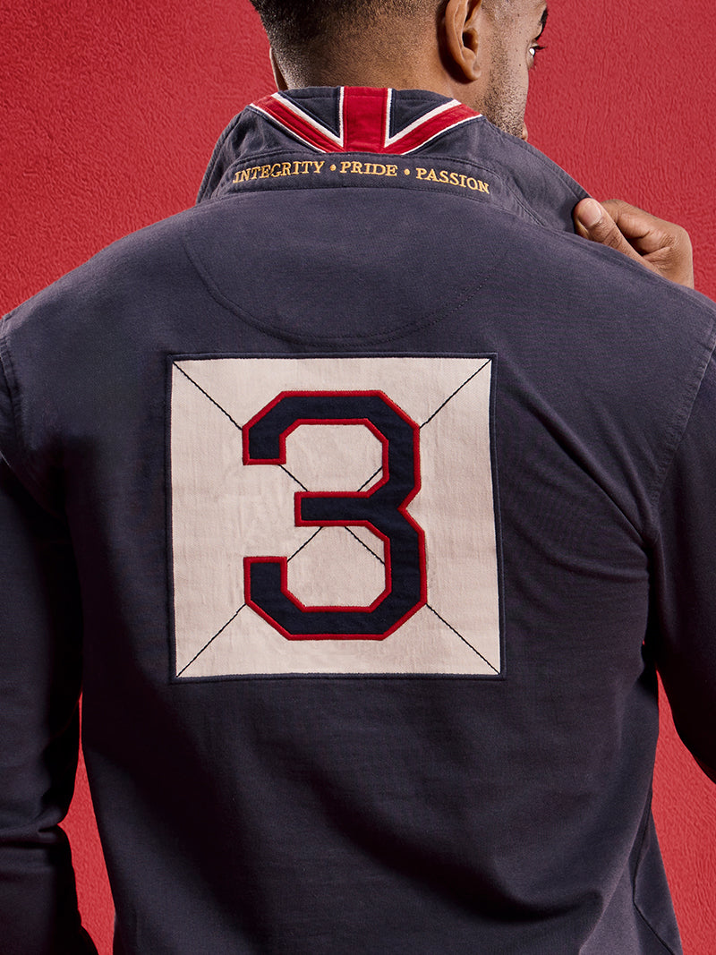 Classic Long Sleeve Rugby - Navy