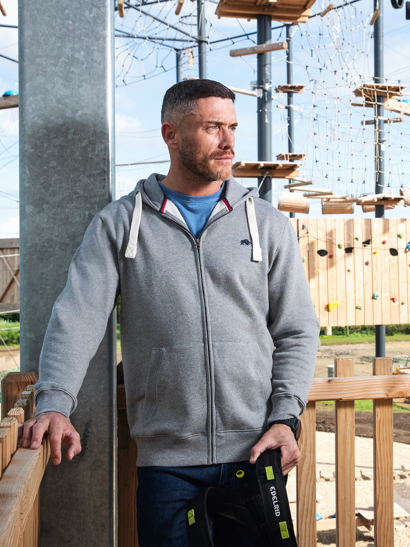 Classic Hoodie - Grey Marl