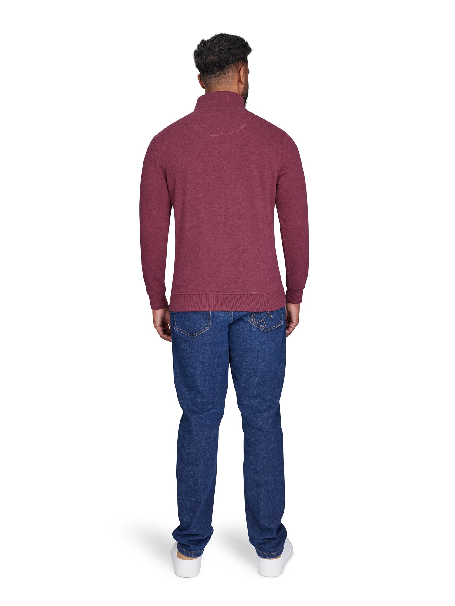 Massey Ferguson Classic Quarter Zip Sweat - Claret
