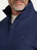 Classic Quarter Zip Sweatshirt - Navy