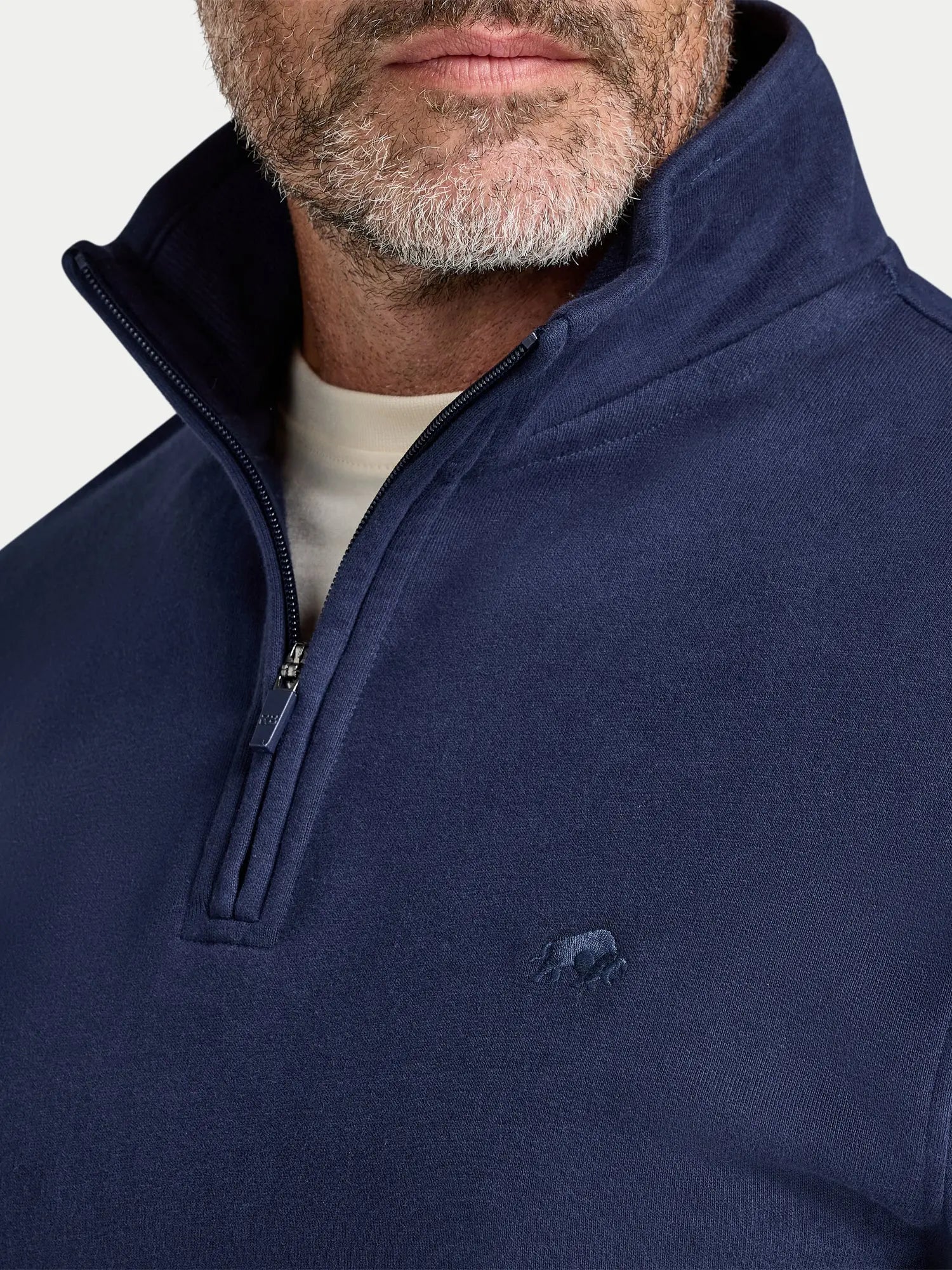 Classic Quarter Zip Sweatshirt - Navy