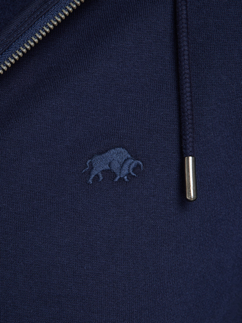 Classic Zip Through Hoodie - Navy