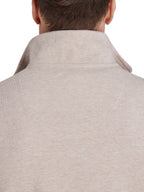 Classic French Rib Quarter Zip - Biscuit Clearance
