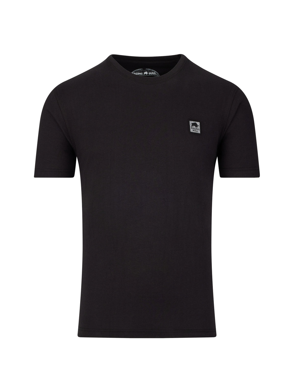 Woven Patch T-Shirt - Black