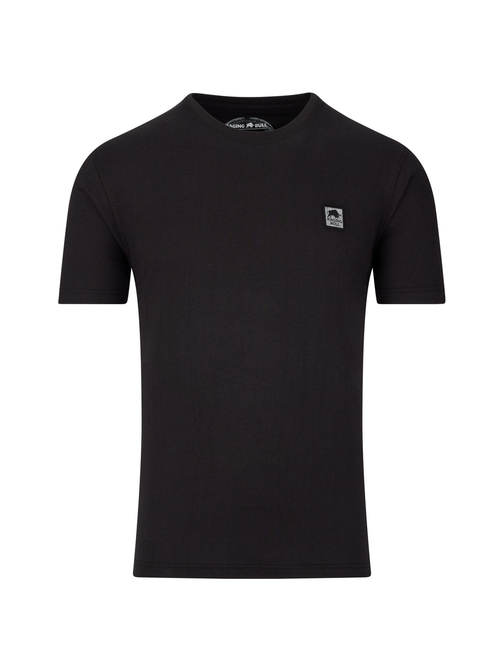 Woven Patch T-Shirt - Black