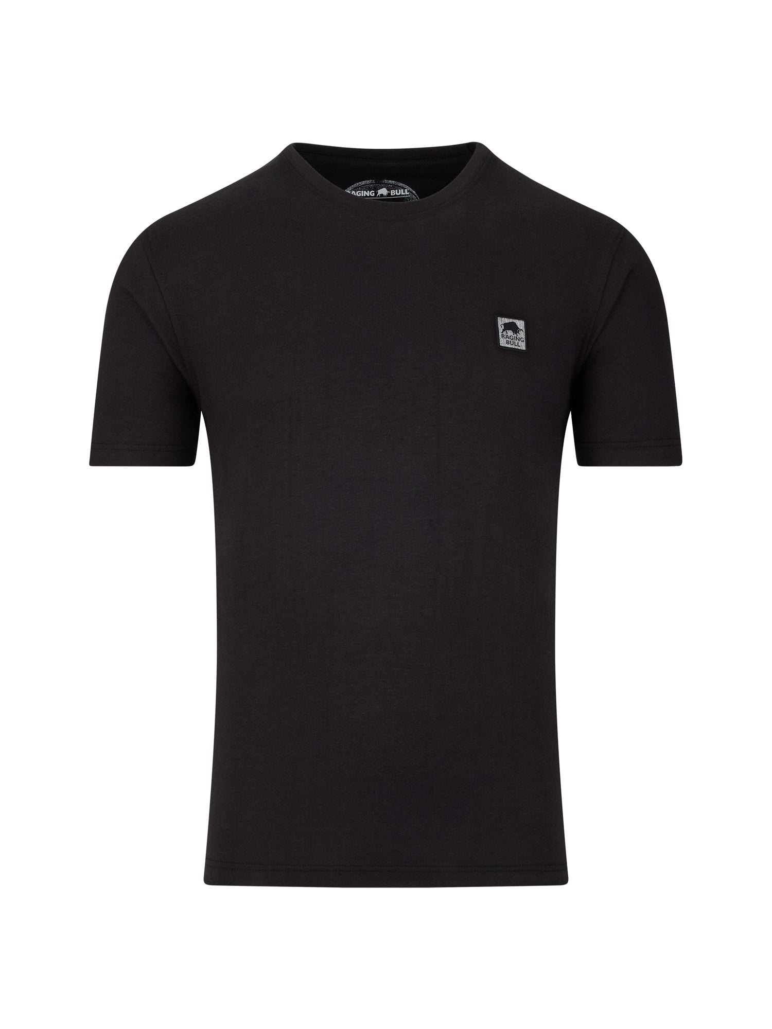 Woven Patch T-Shirt - Black