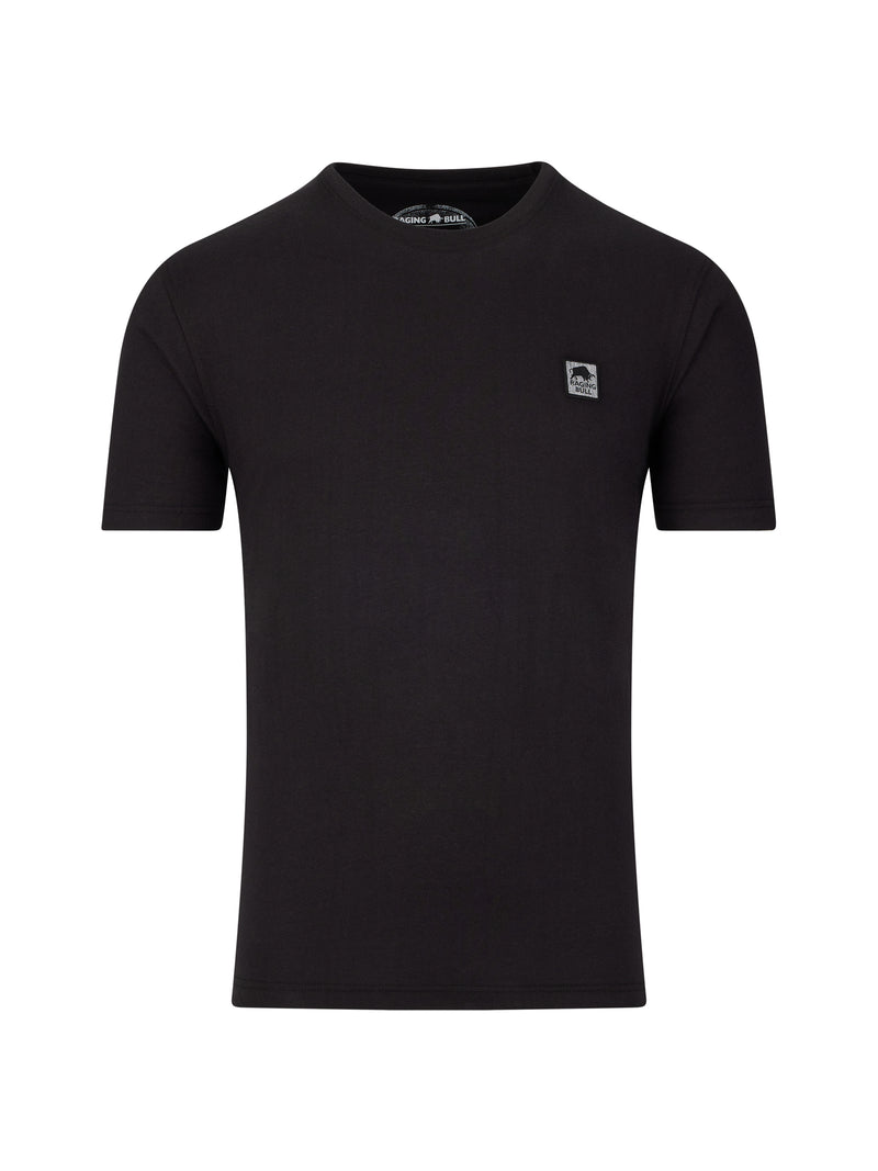 Woven Patch T-Shirt - Black
