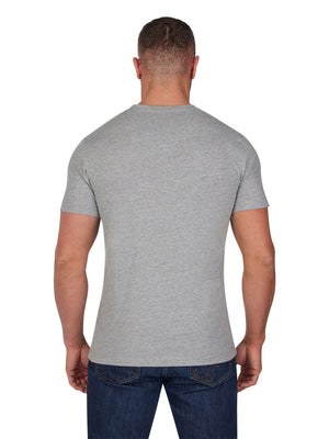 Classic Organic V Neck T-Shirt - Grey Marl