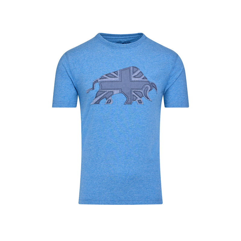 Union Jack Bull T-Shirt - Denim Blue