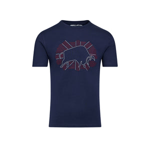 Outburst Union Jack Bull T-Shirt - Navy
