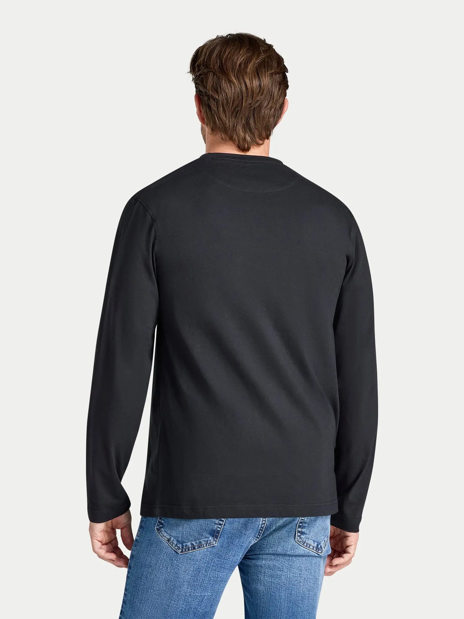 Classic Organic T-Shirt - Long Sleeve - Black Raging Bull Clothing