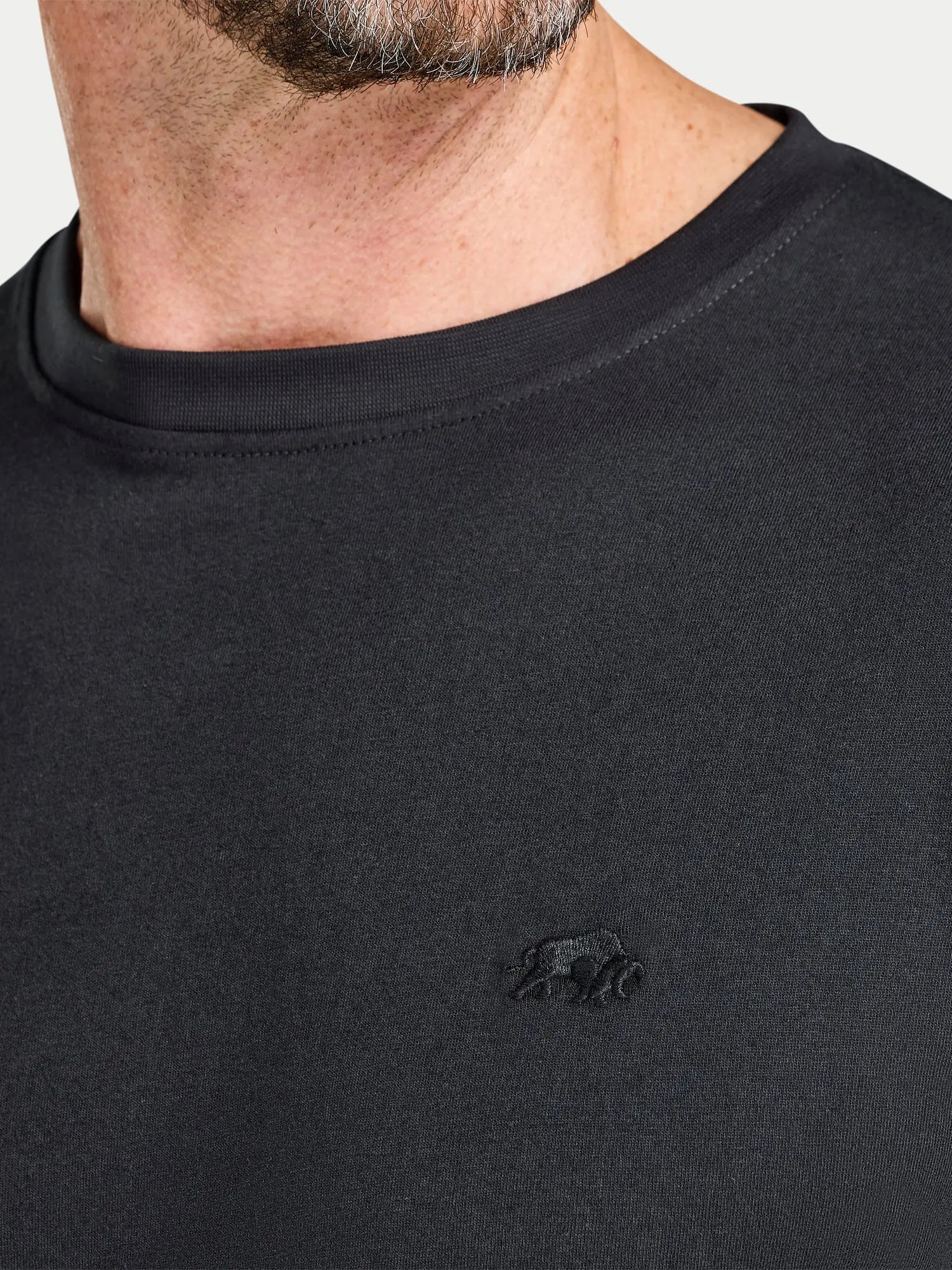 Classic Organic T-Shirt - Long Sleeve - Black Raging Bull Clothing