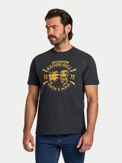 Ruck & Maul Print T-Shirt - Black