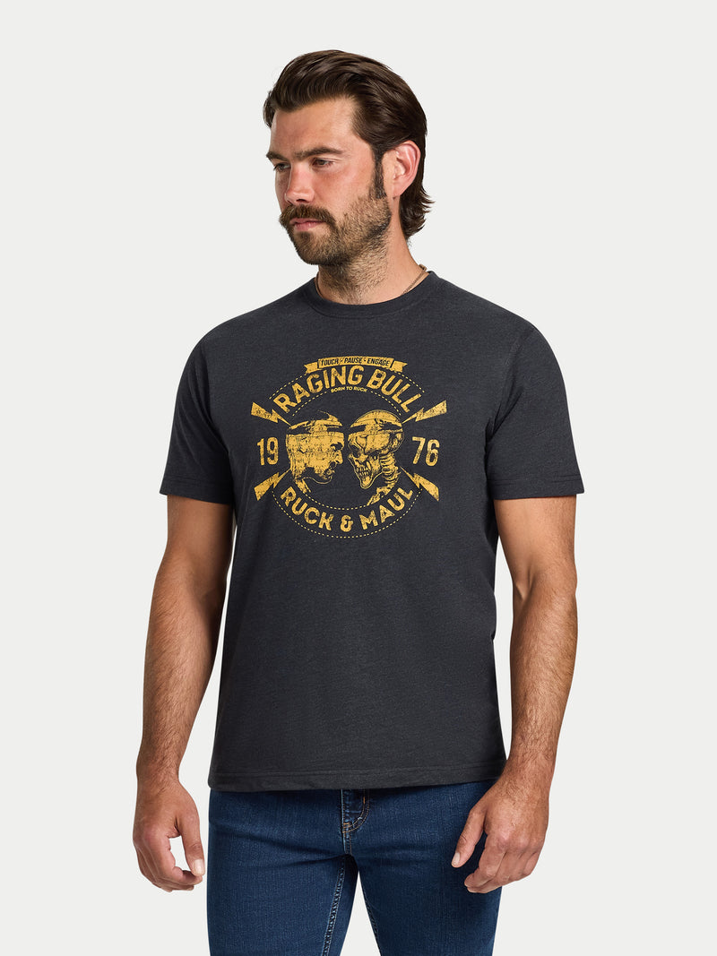 Ruck & Maul Print T-Shirt - Black