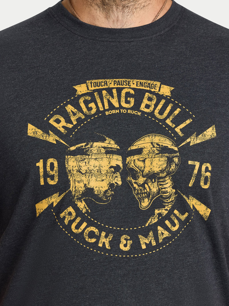 Ruck & Maul Print T-Shirt - Black