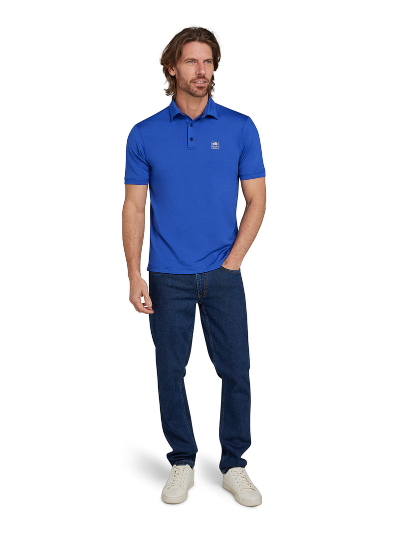Golf Tech Polo Shirt - Cobalt Blue