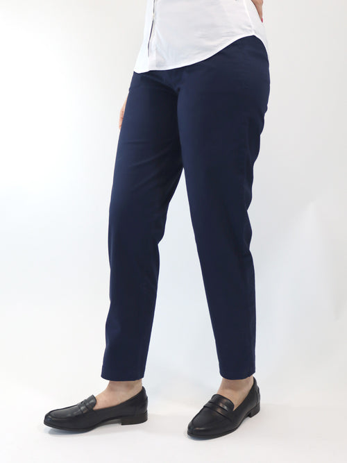 Classic Tailored Chino Trouser - Navy