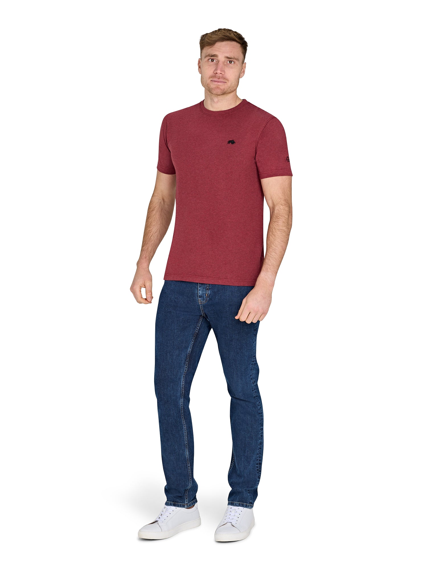 Massey Ferguson Field Back Print T-Shirt - Claret