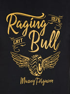 Massey Ferguson Wings Print T-Shirt - Black