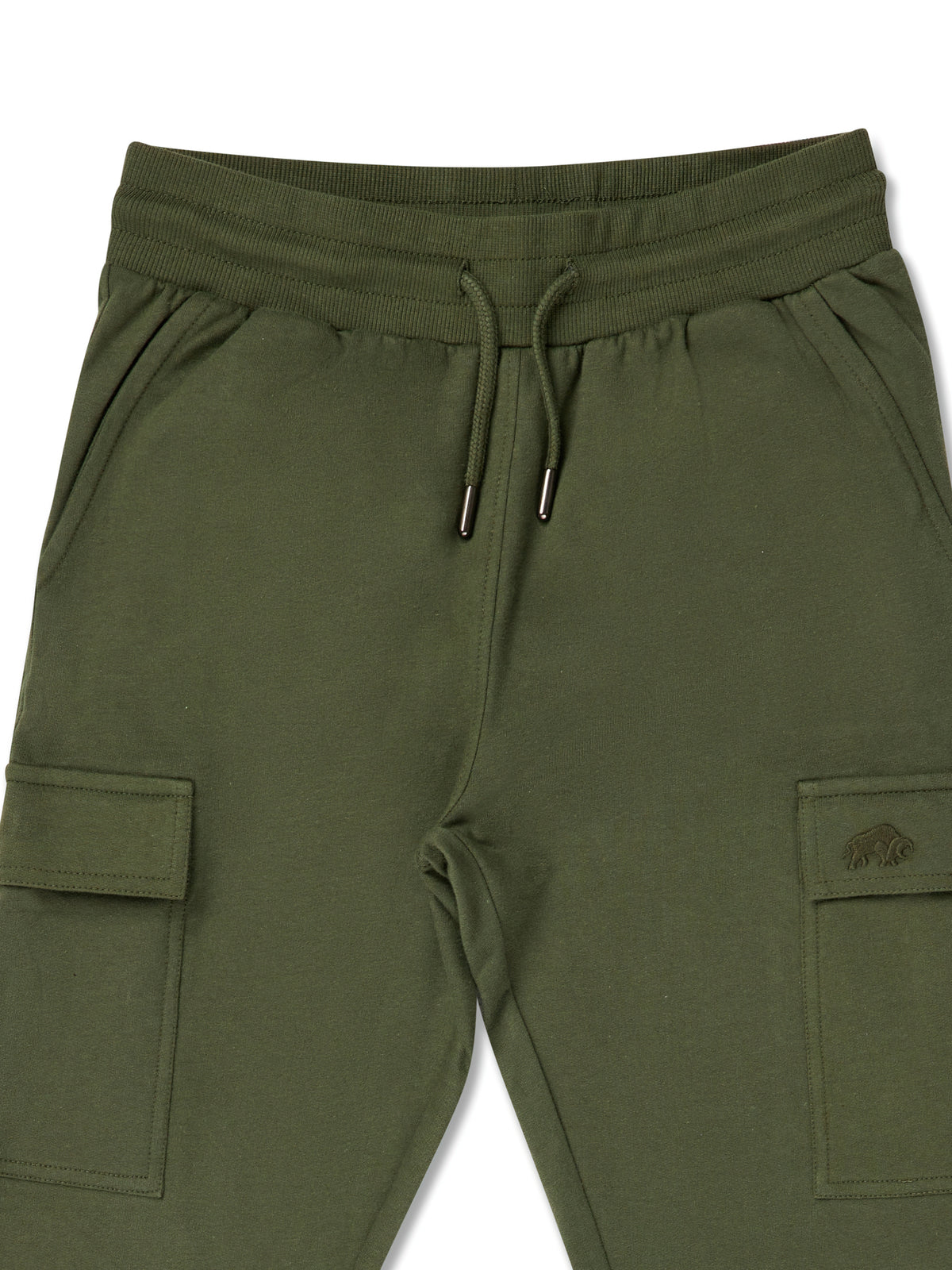 Cuffed Cargo Jogger - Army Green