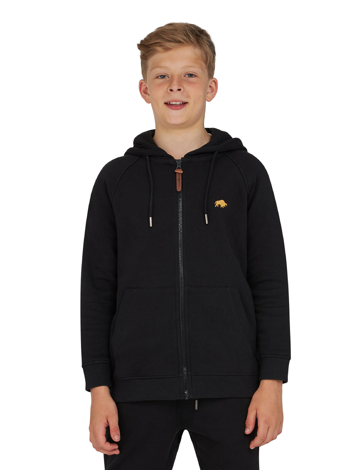 Signature Zip Hoodie - Black