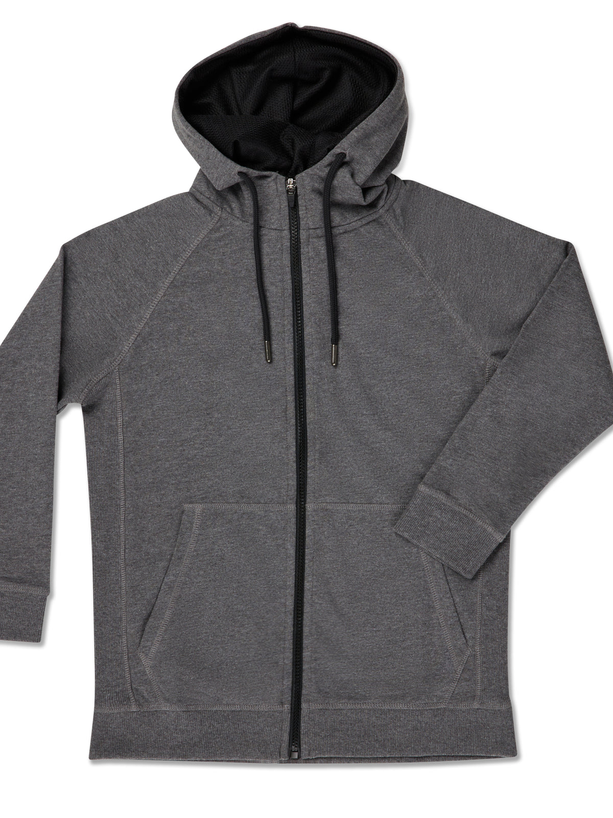 Zip Thru Hoodie - Dark Grey