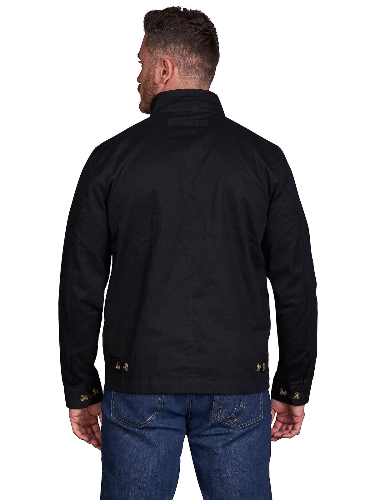 Lightweight Harrington Jacket - Black