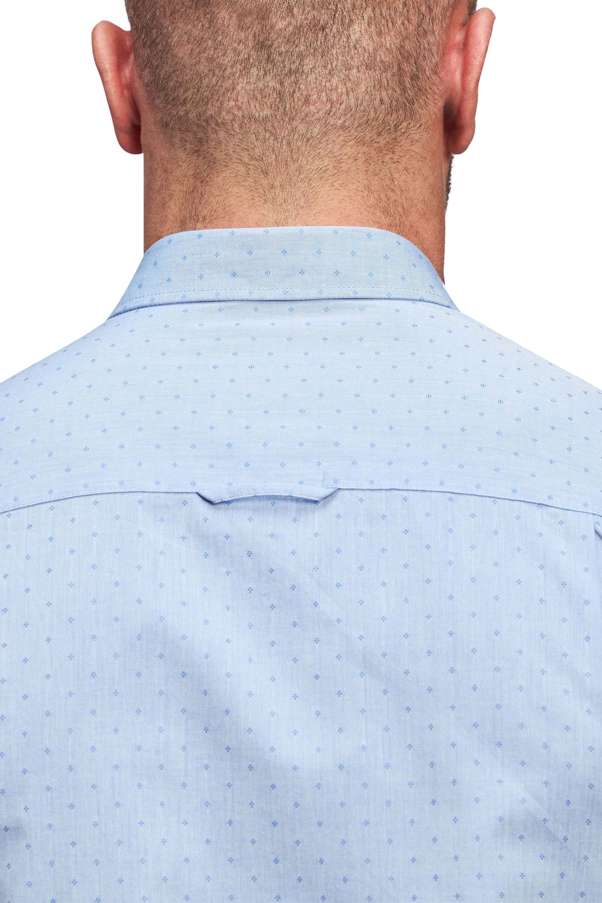 Short Sleeve Dobby Shirt - Sky Blue