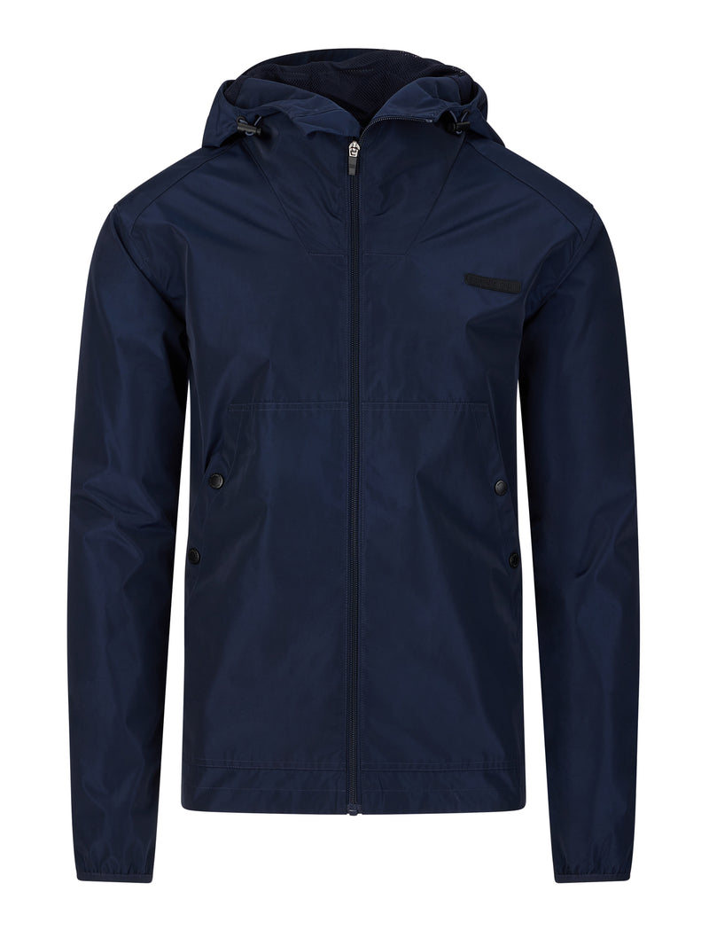 Showerproof Zip Through Kangaroo Jacket - Navy