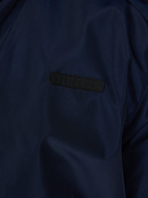Showerproof Zip Through Kangaroo Jacket - Navy