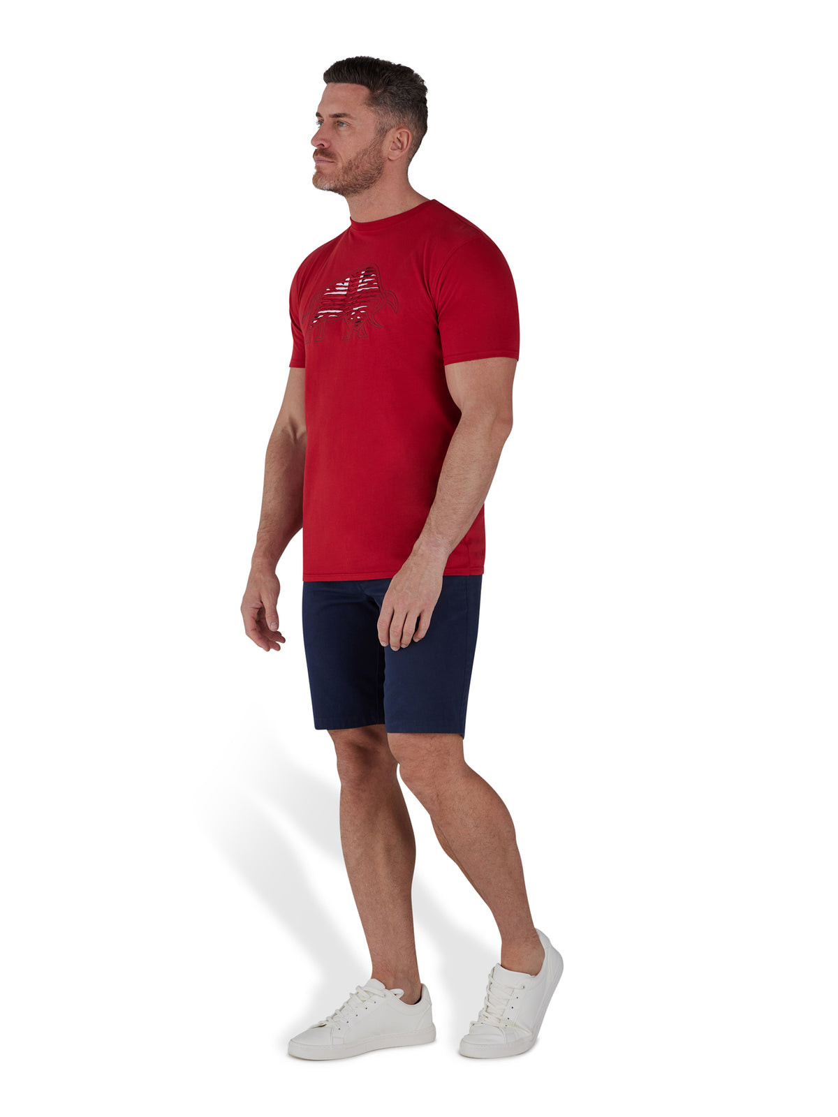 Slash Bull T-Shirt - Red
