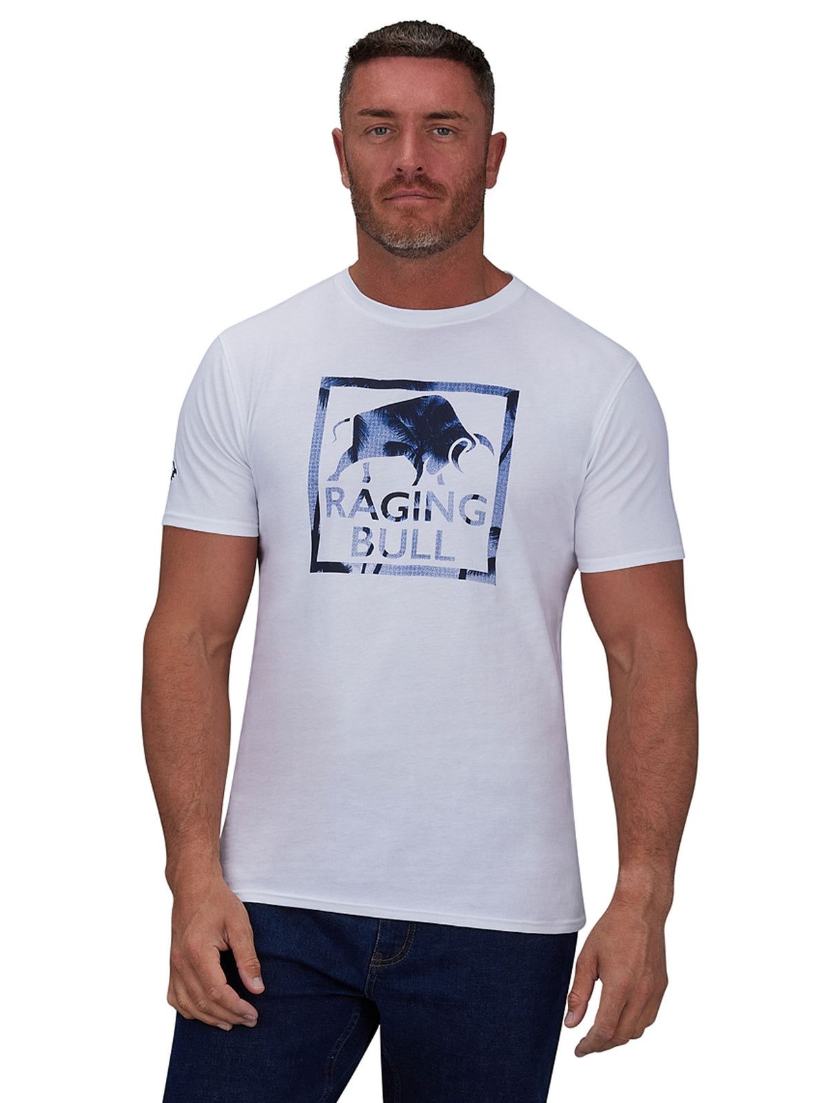 Palm Tree Bull T-Shirt - White