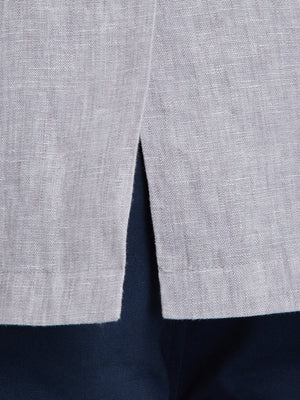 Linen Blazer - Grey
