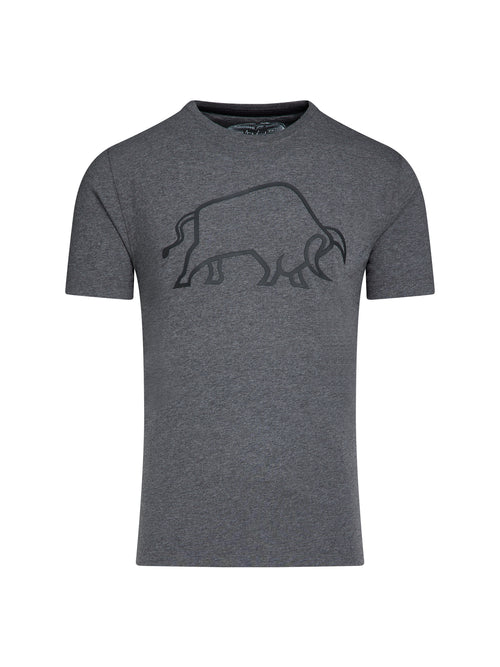 High Build Bull T-Shirt - Charcoal