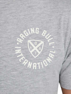 RB International T-Shirt - Light Grey Marl