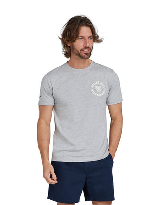 RB International T-Shirt - Light Grey Marl