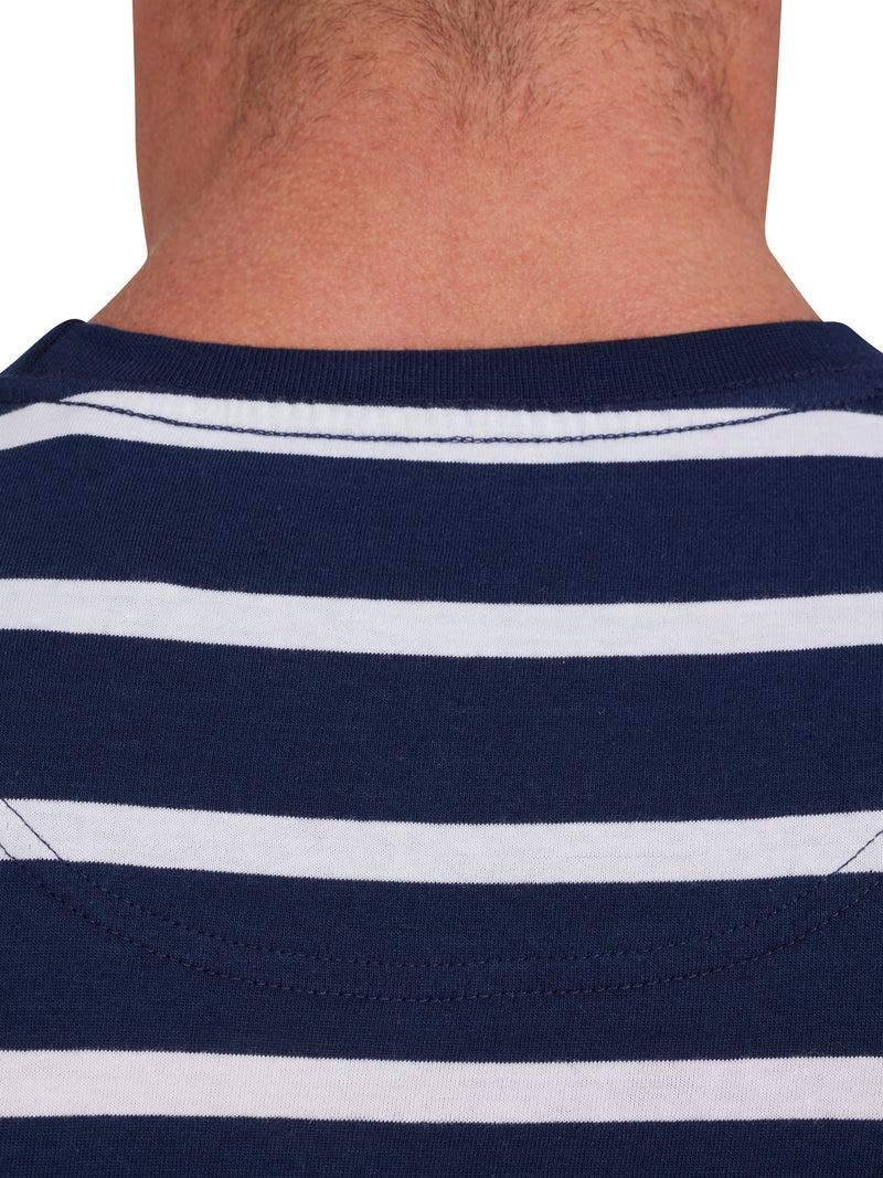 Breton Stripe T-Shirt - Navy