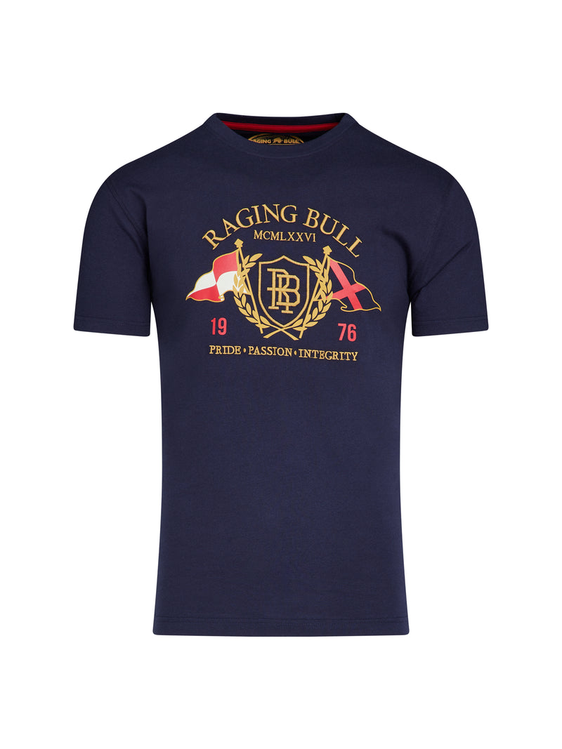 RB Flags T-Shirt - Navy