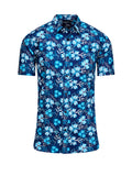 Short Sleeve Blossom Shirt - Navy