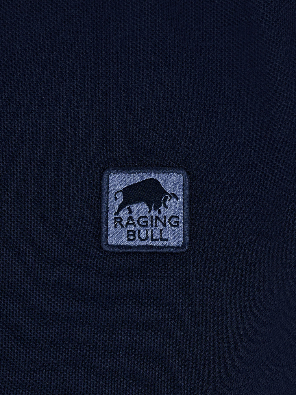Tipped Collar Polo - Navy