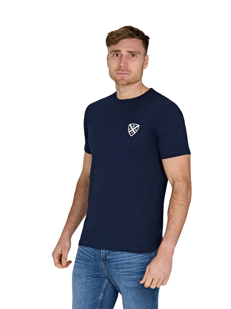 Rugby Club Back Print T-Shirt - Navy