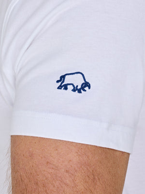 Flock Bull T-Shirt - White