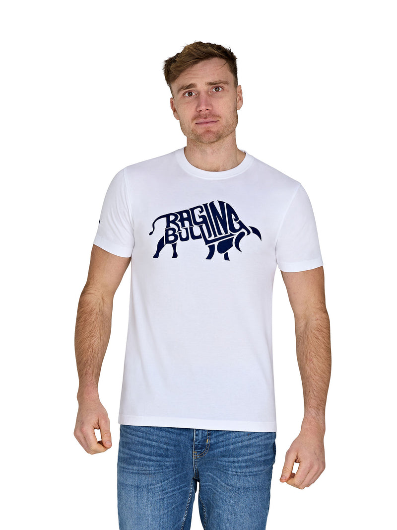Flock Bull T-Shirt - White